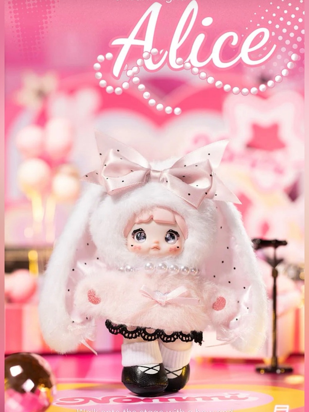 NEW Nommi - Pink Energy Series Plush Pendant- ALICE 🎀
